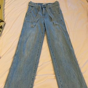 Madewell wide leg denim
